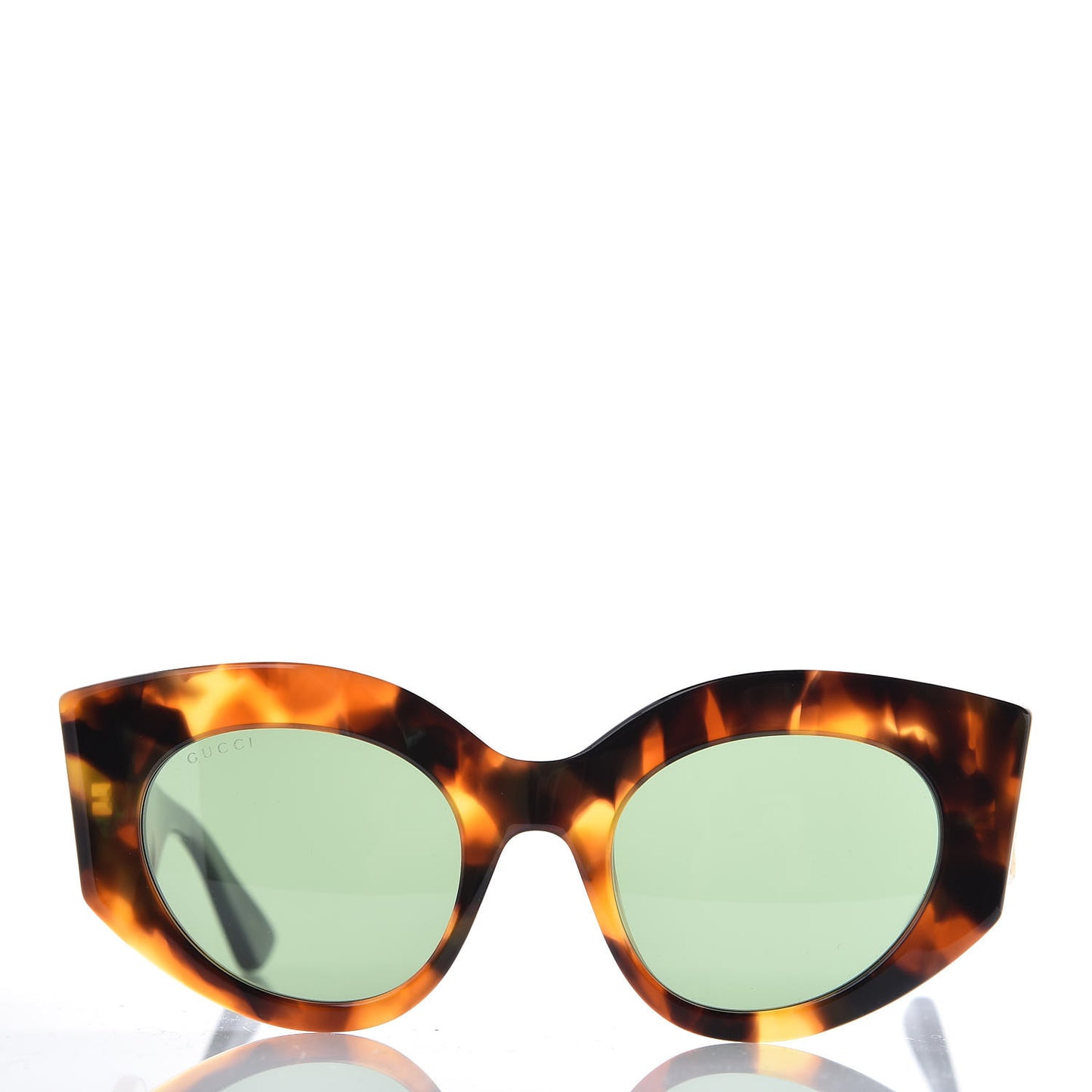 Acetate Oversized Rectangle Frame Web Sunglasses GG 0275/S Tortoise