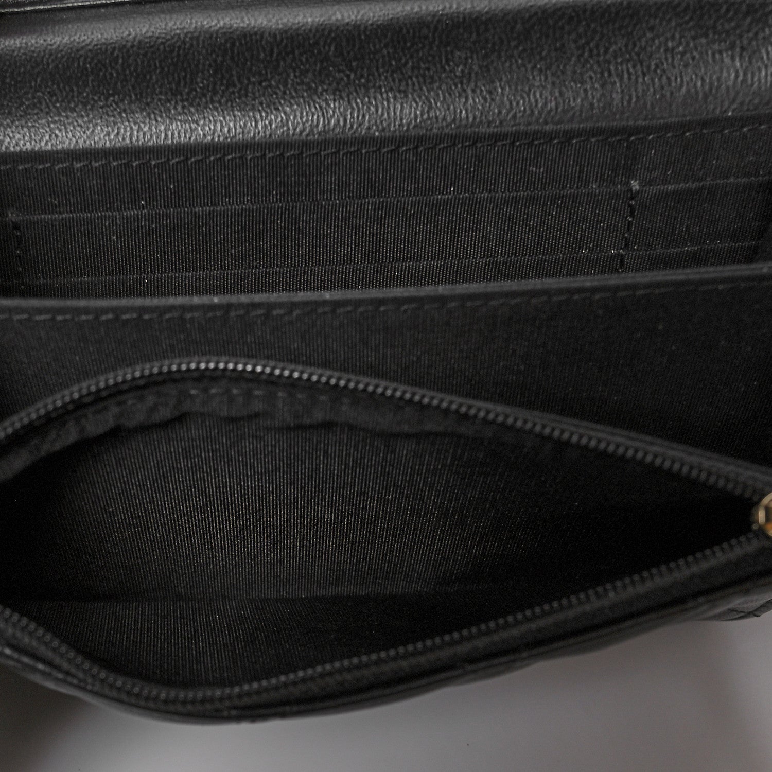 Chanel Lambskin Quilted Mini Camellia Bow Wallet On Chain WOC Black 5 of 10
