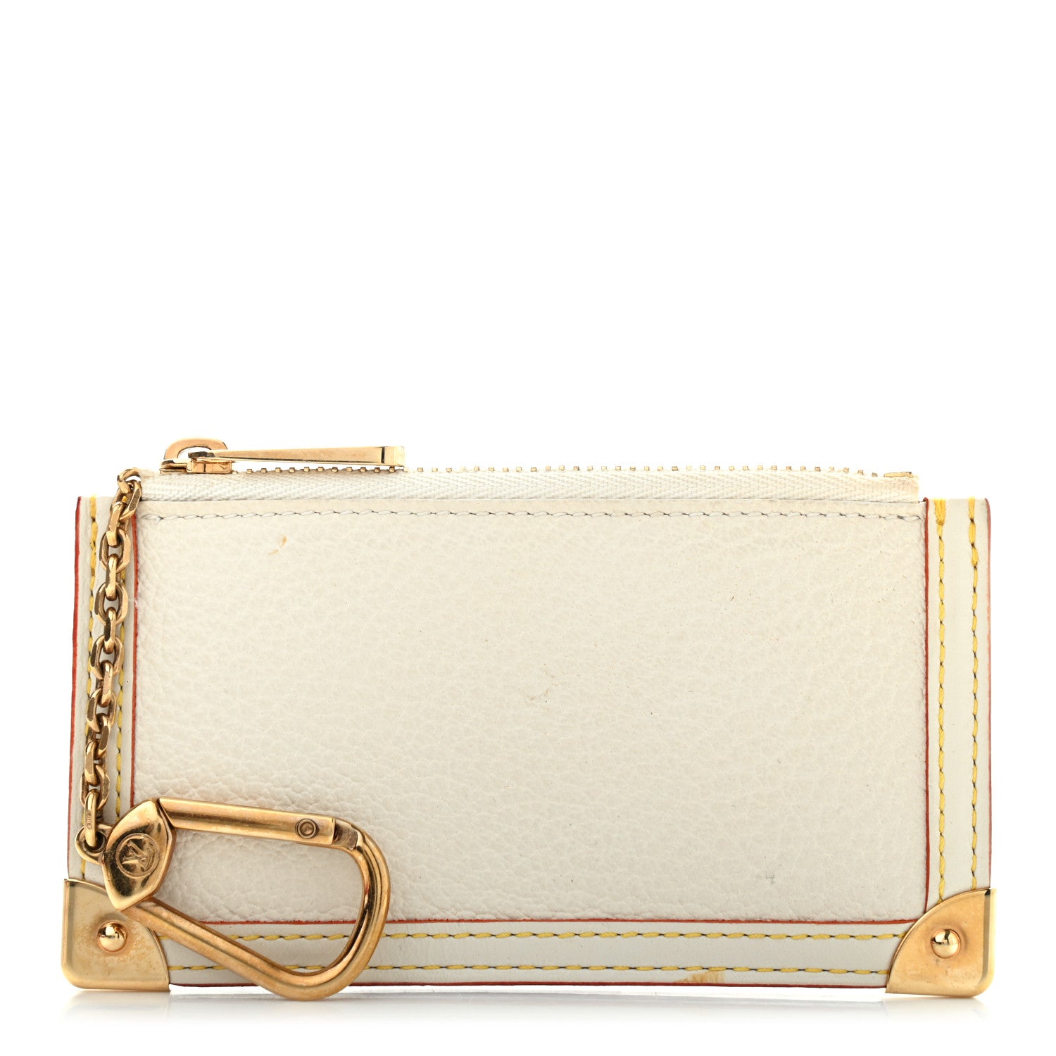 Louis Vuitton Suhali Key Pouch White 1 of 9