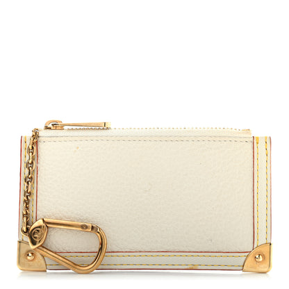 Louis Vuitton Suhali Key Pouch White 1 of 9