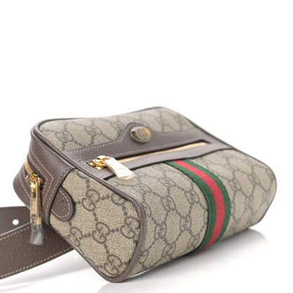 Gucci GG Supreme Monogram Web Small Ophidia Belt Bag 75 30 Dark Brown 4 of 13