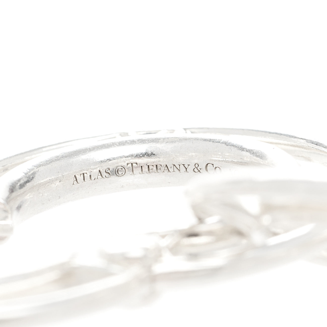 Tiffany Sterling Silver Atlas Graduating Link Necklace 6 of 7