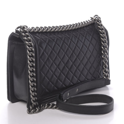 Chanel Lambskin Quilted New Medium Boy Flap Black 4 of 18