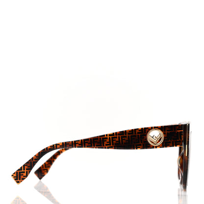 Fendi Acetate F is Fendi FF Cat Eye Sunglasses FF 0359/G/S Havana 4 of 7