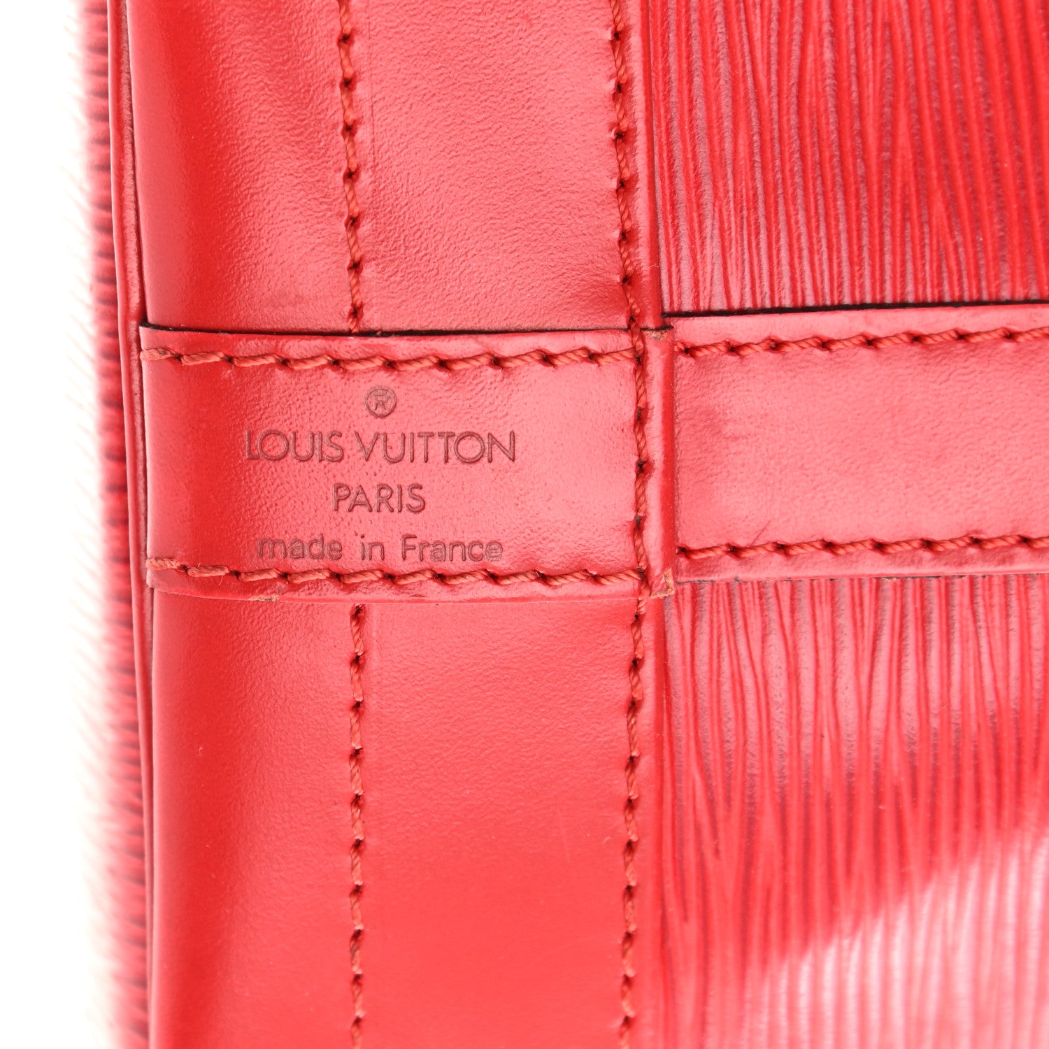 Louis Vuitton Epi Noe Castillan Red 6 of 9