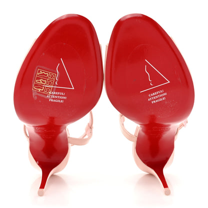 Christian Louboutin Patent So Jenlove 100 Pumps 36.5 Rosy 5 of 17