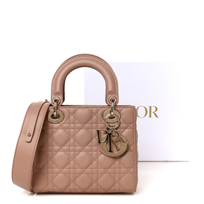 Christian Dior Lambskin Cannage Small My ABCDior Lady Dior Fard 11 of 11