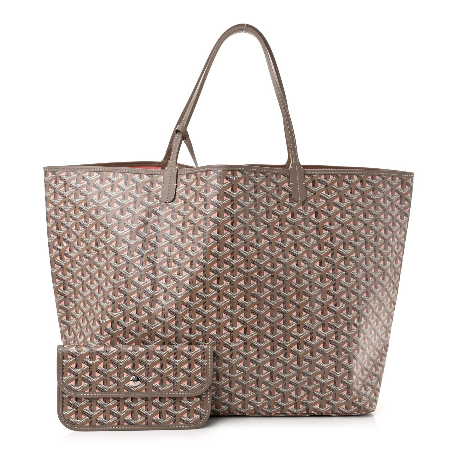 Goyardine Saint Louis Claire Voie GM Grege Powder Pink