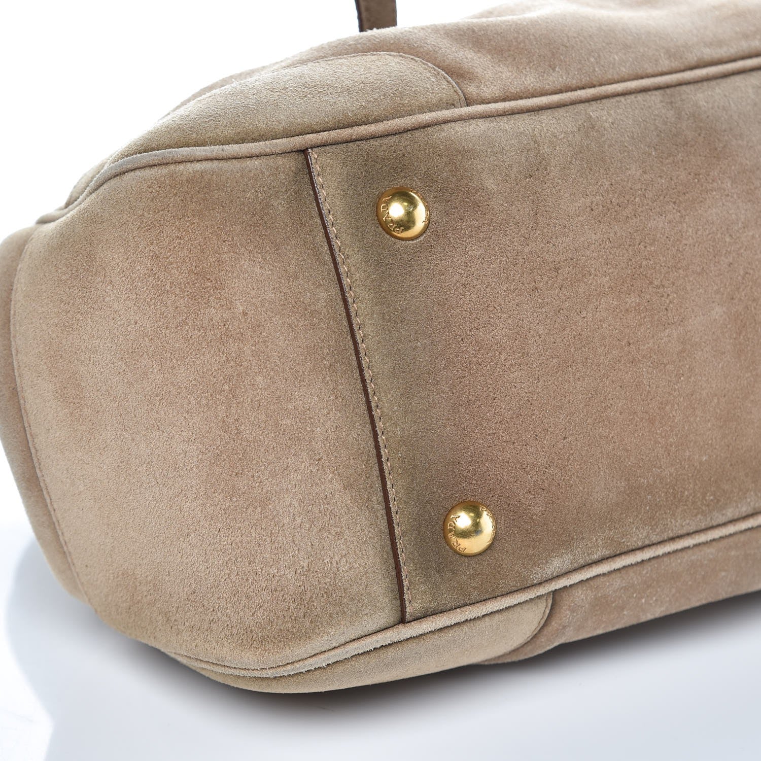 Prada Suede Scamosciato Shoulder Bag 10 of 14