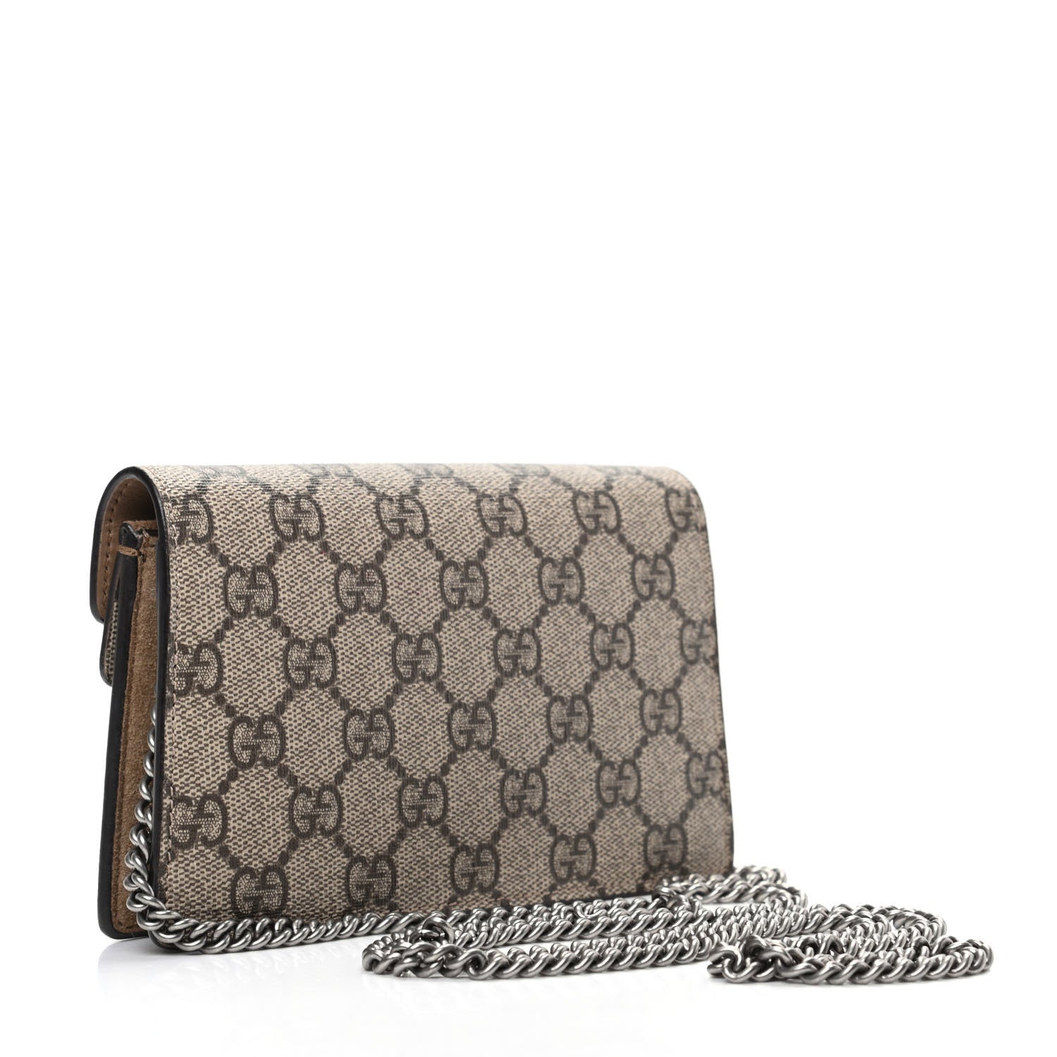 Gucci GG Supreme Monogram Super Mini Dionysus Shoulder Bag Taupe 3 of 8