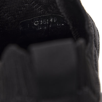Chanel Mixed Fibers Quilted Womens CC Sneakers 35.5 Black 8 of 8