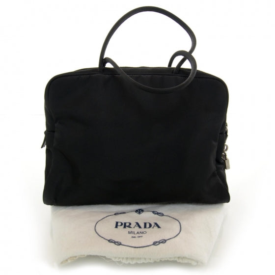 Tessuto Nylon Handbag Nero Black