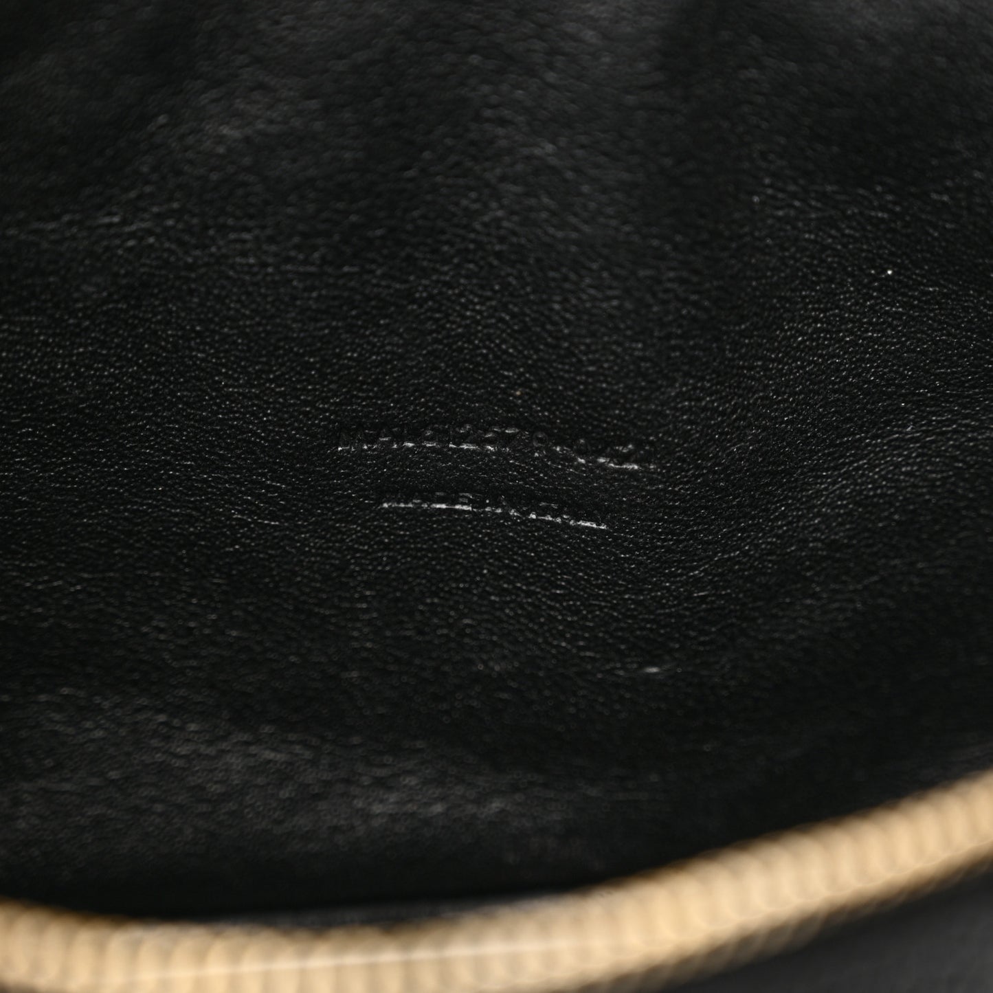 Grain De Poudre Matelasse Monogram Mini Lou Camera Bag Black