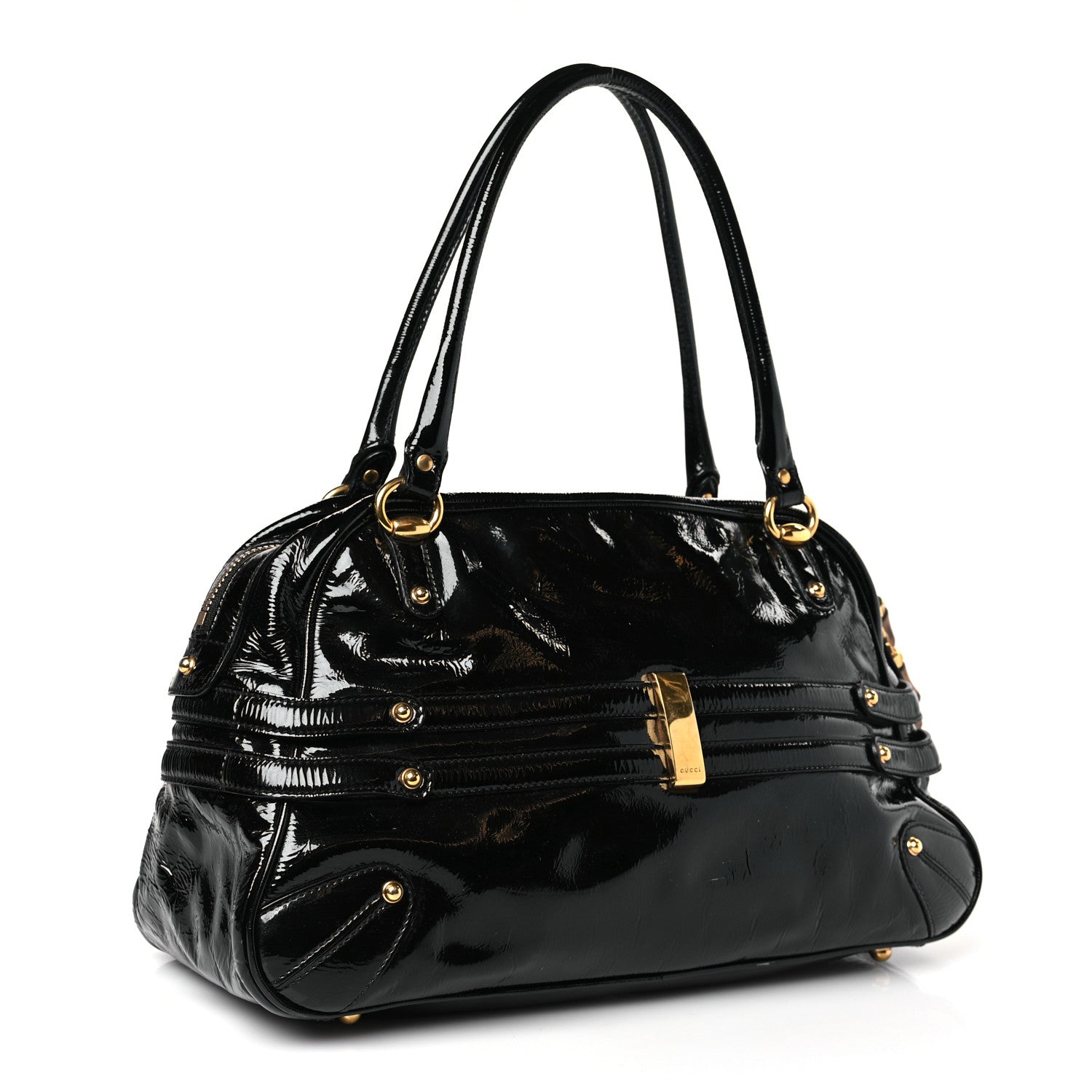 Gucci Patent Wave Boston Black 3 of 12