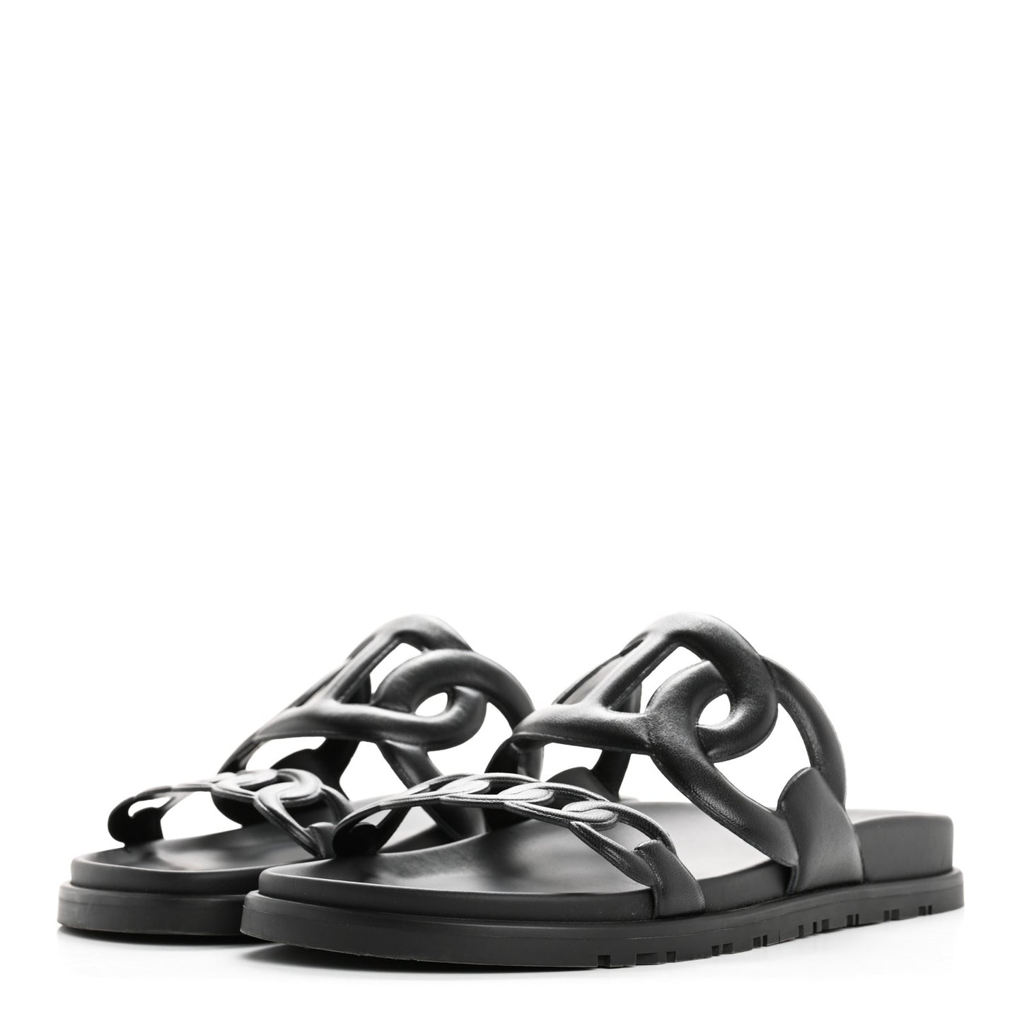 Nappa Extra Sandals 38 Black