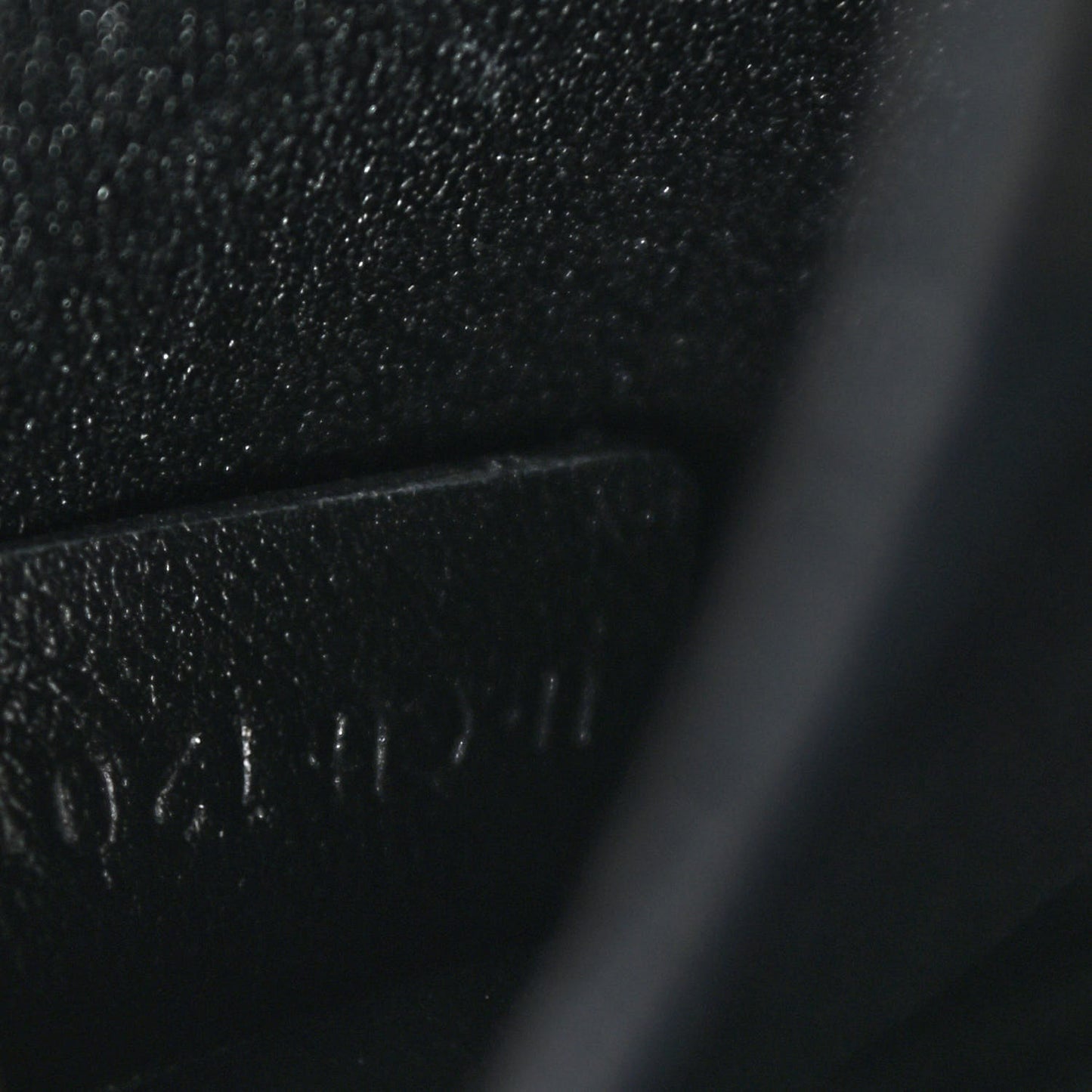 Shiny Calfskin Triomphe Shoulder Bag Black