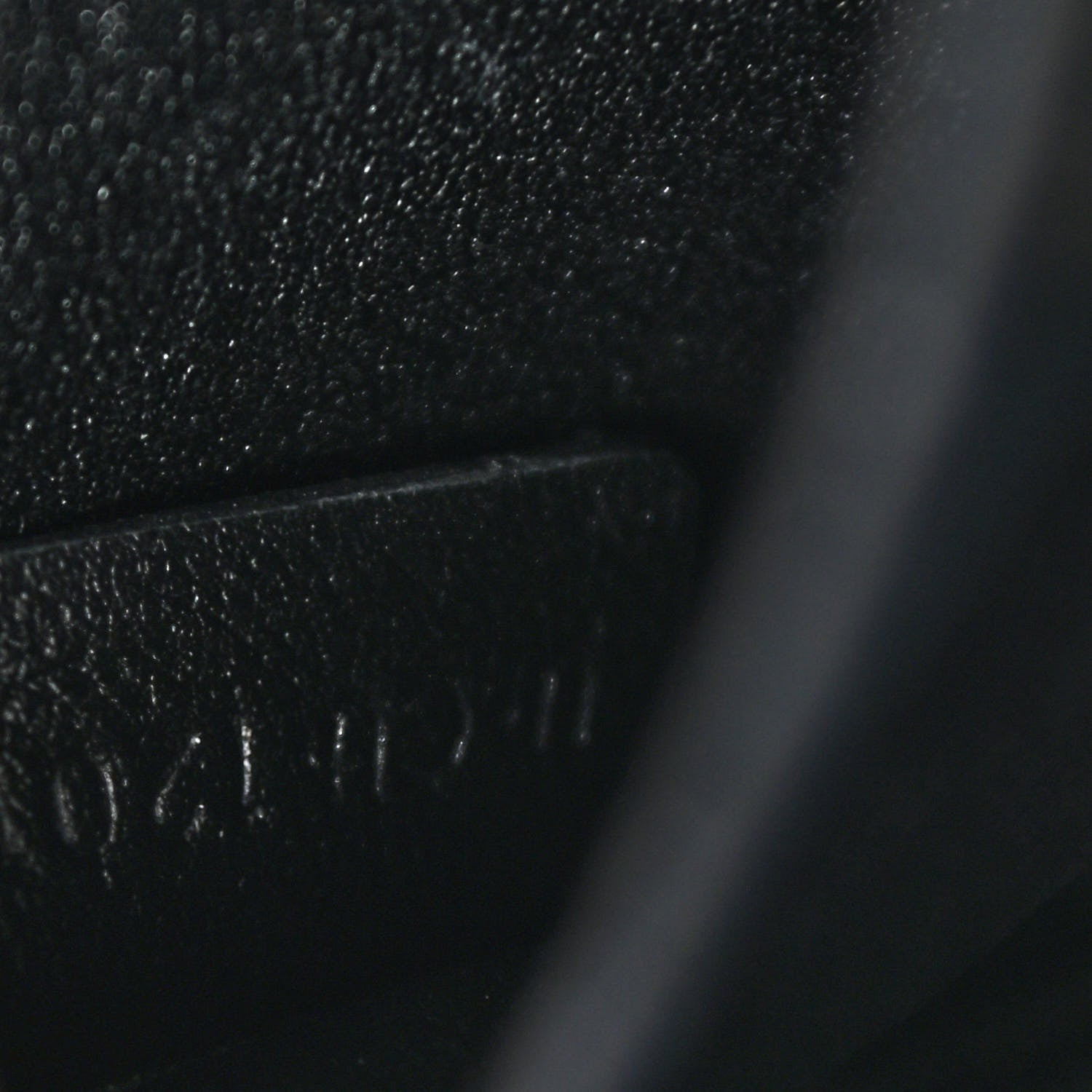 Celine Shiny Calfskin Triomphe Shoulder Bag Black 7 of 12