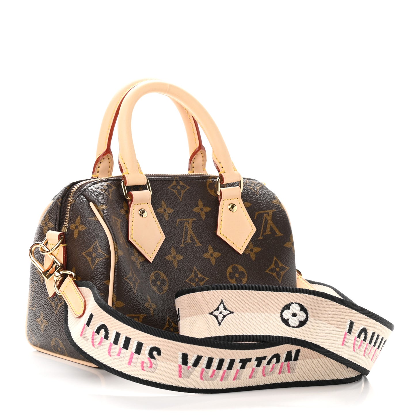 Monogram Speedy Bandouliere 20 Black