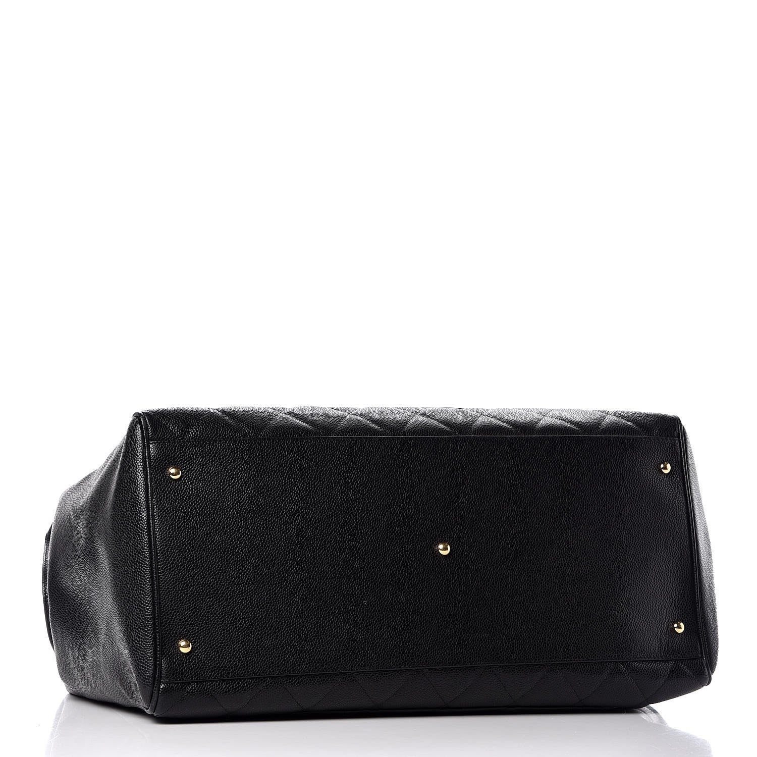 Chanel Caviar Quilted CC Tote Black 4 of 15