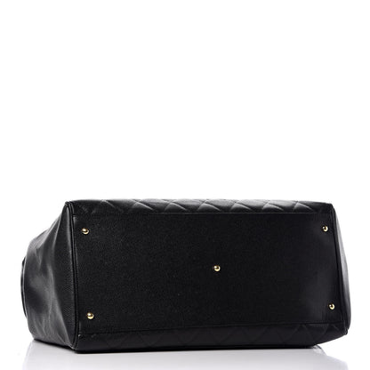 Chanel Caviar Quilted CC Tote Black 4 of 15