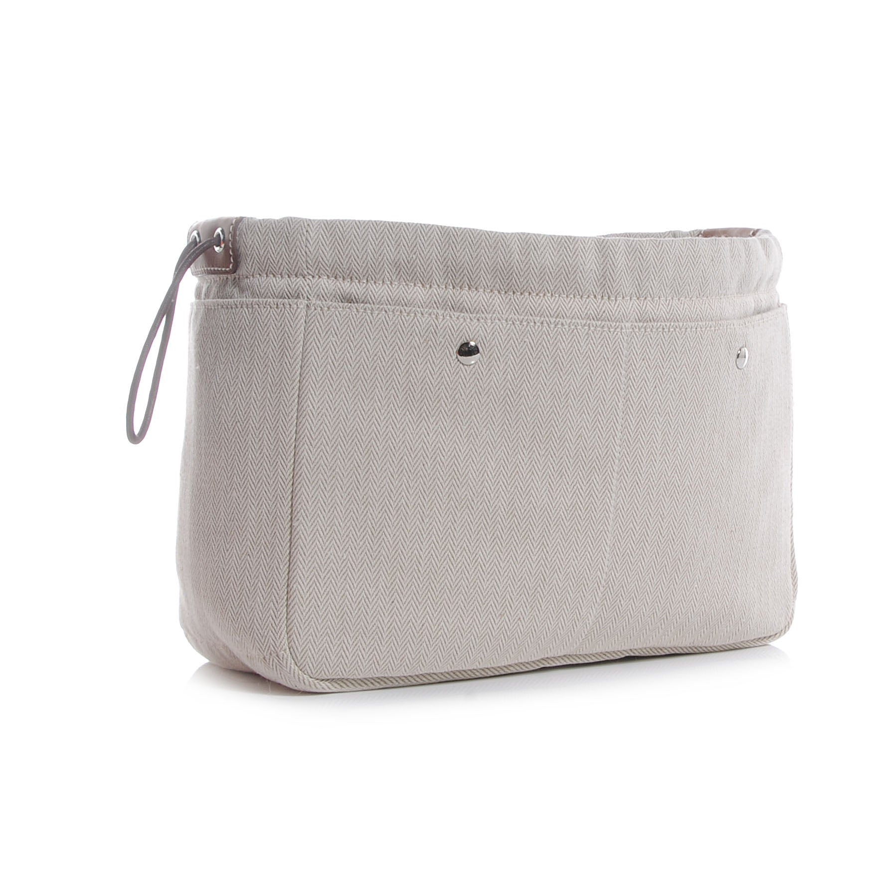 Hermes Canvas Barenia Fourbi 30 GM Pouch Naturel Fauve 3 of 9