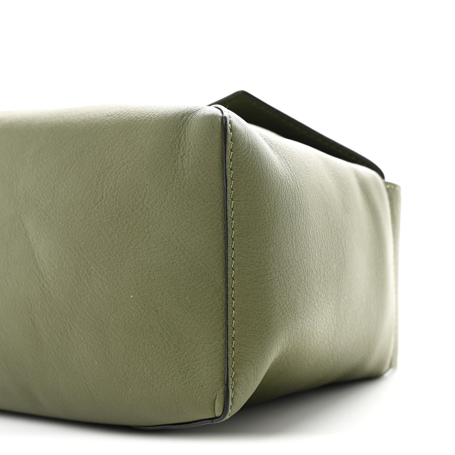 Calfskin Puzzle Hobo Avocado