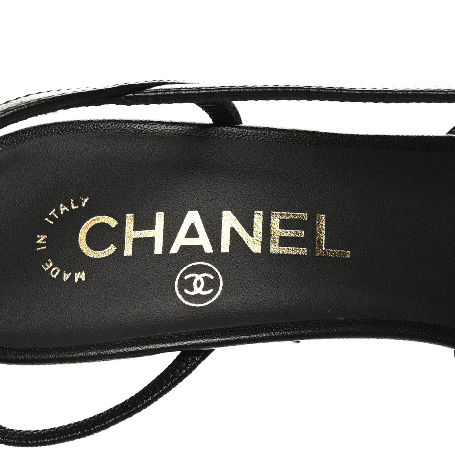 Chanel Lambskin Mixed Fibers Cap Toe CC Slingback Pumps 39 White Brown Black 8 of 10