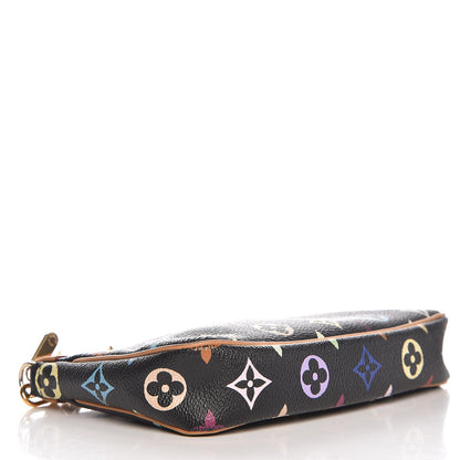 Louis Vuitton Monogram Multicolor Pochette Accessories Black 4 of 17
