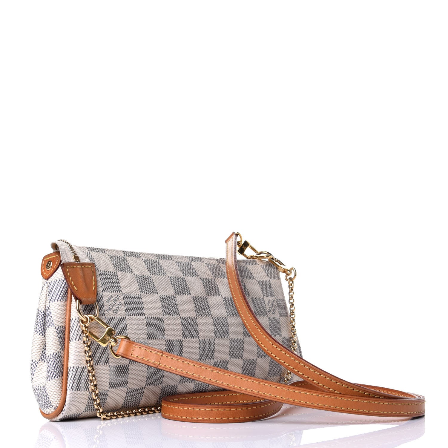 Louis Vuitton Damier Azur Eva Clutch 2 of 10