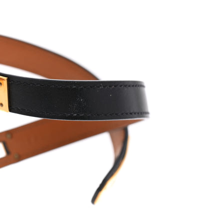 Hermes Box Kelly Double Tour Bracelet S Black 11 of 12