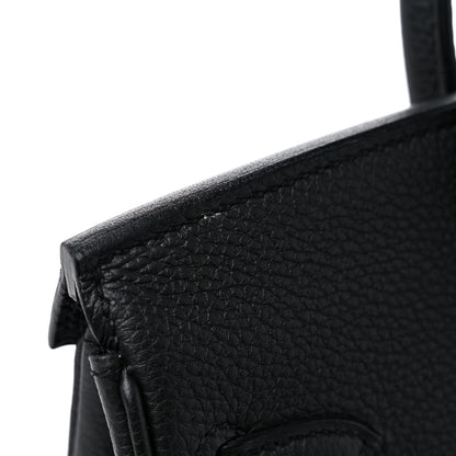 Hermes Togo Birkin 25 Black 13 of 16