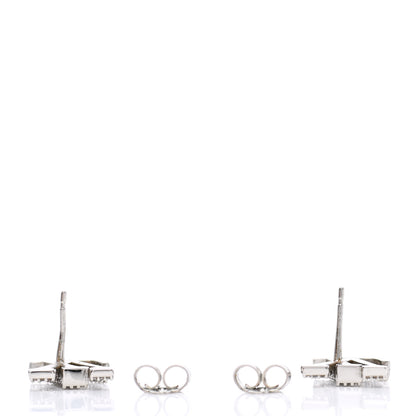 Louis Vuitton Crystal LV Iconic Earrings Silver 3 of 6