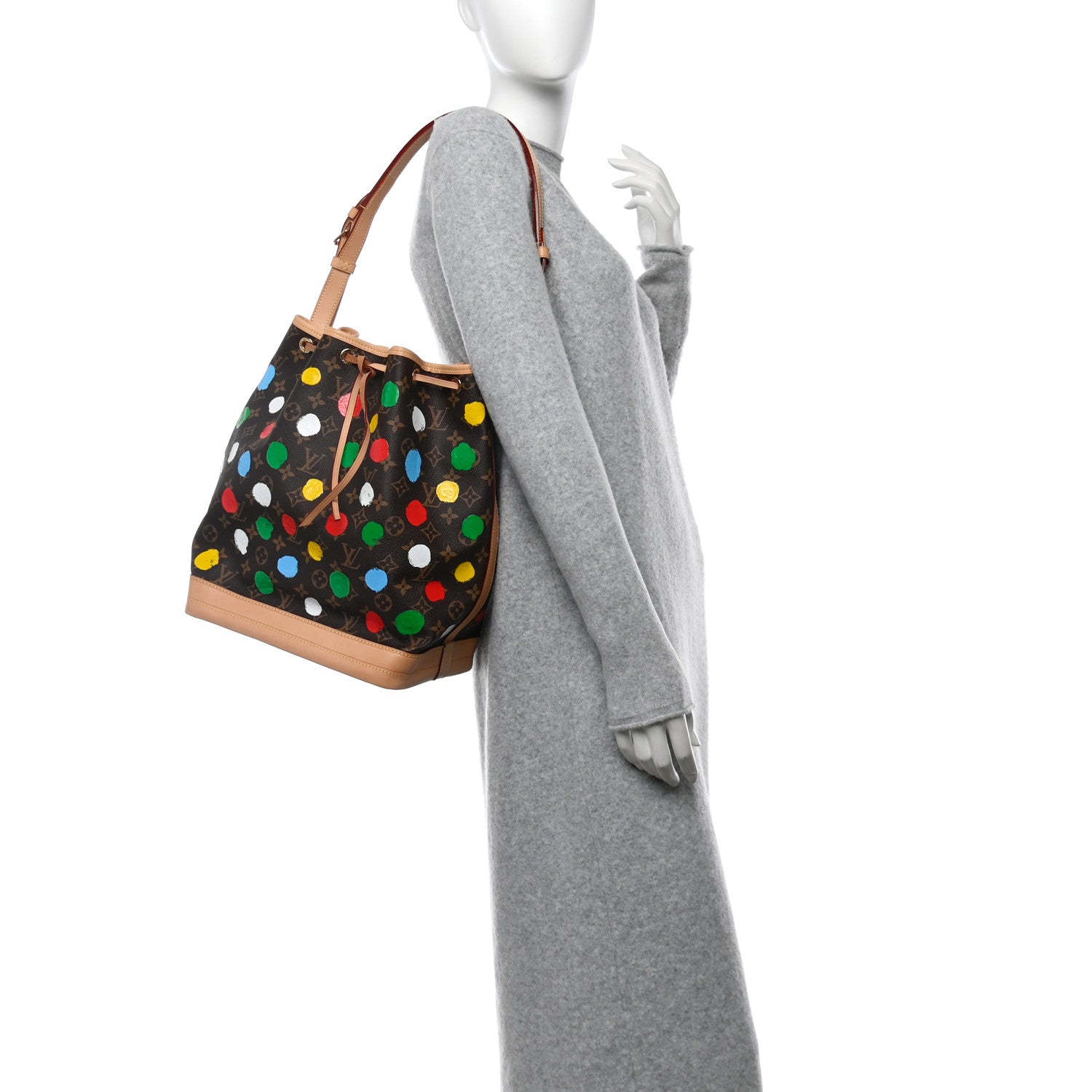 Louis Vuitton LV X YK Monogram Dots Noe Multicolor 2 of 11
