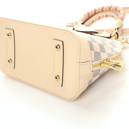 Louis Vuitton Damier Azur Braided Alma BB 9 of 9