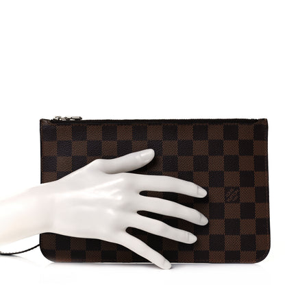 Louis Vuitton Damier Ebene Neverfull MM GM Pochette 2 of 10