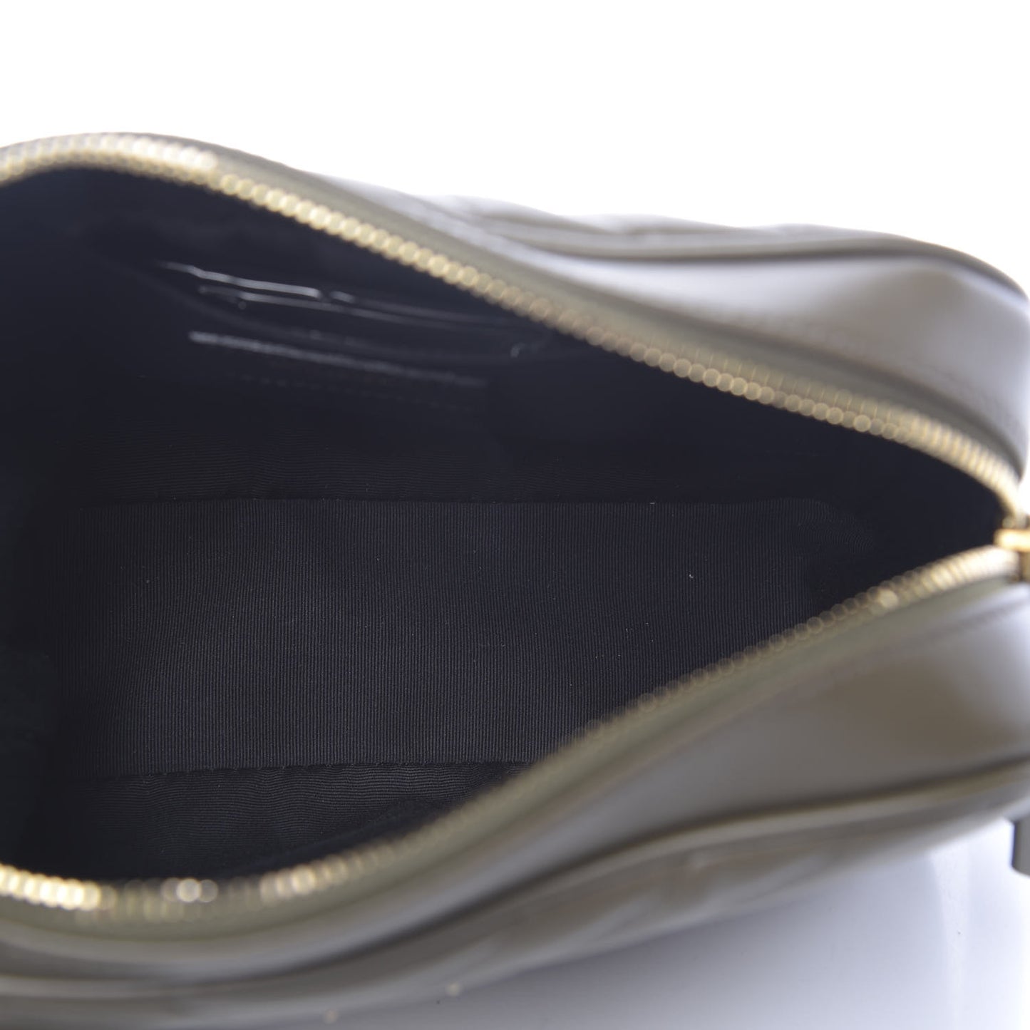 Calfskin Matelasse Monogram Lou Camera Bag Military Olive