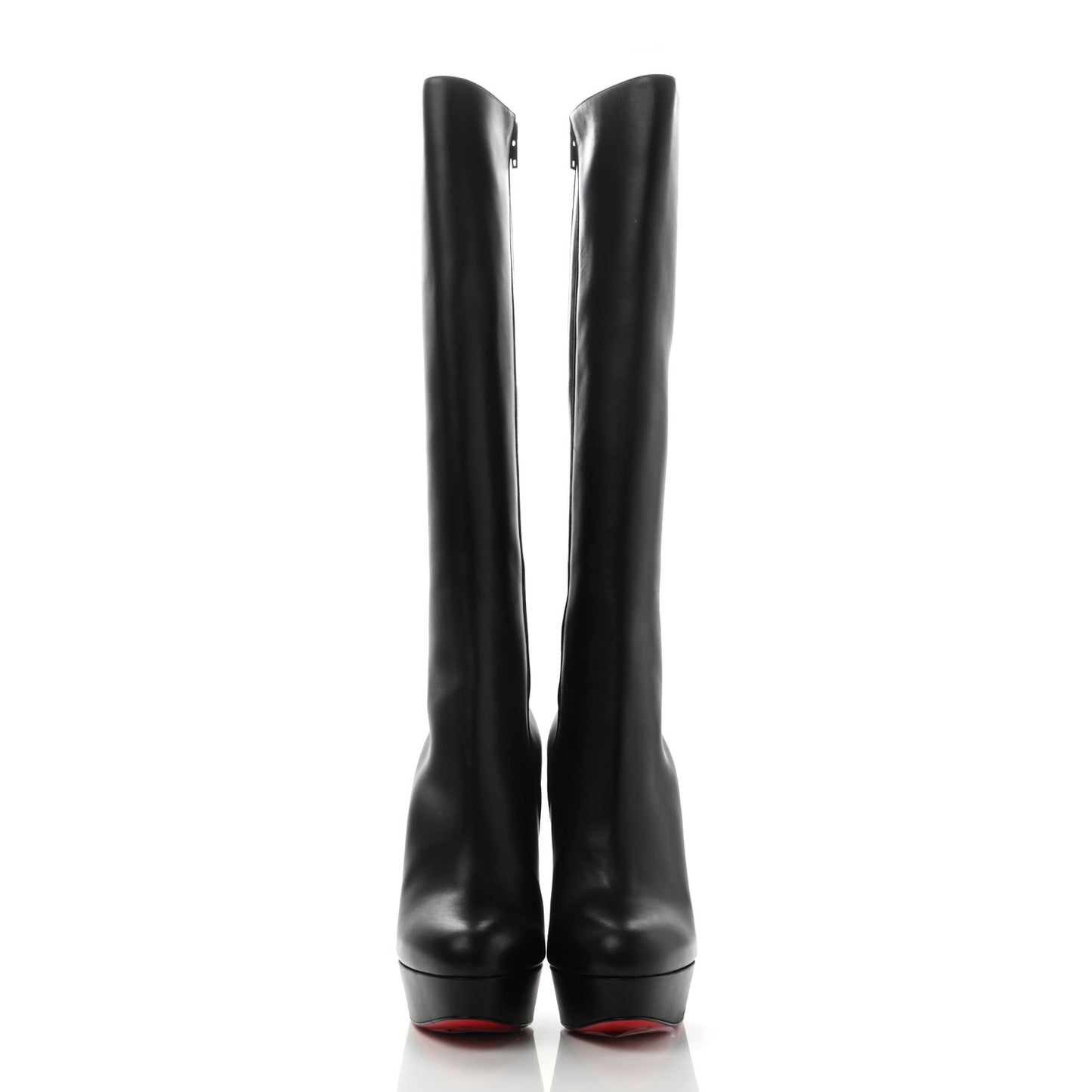 Calfskin Bianca Botta 140 Knee Boots 36 Black