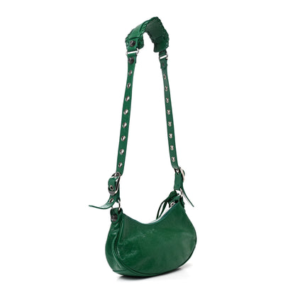 Balenciaga Agneau Arena Le Cagole Shoulder Bag XS Jade 4 of 14