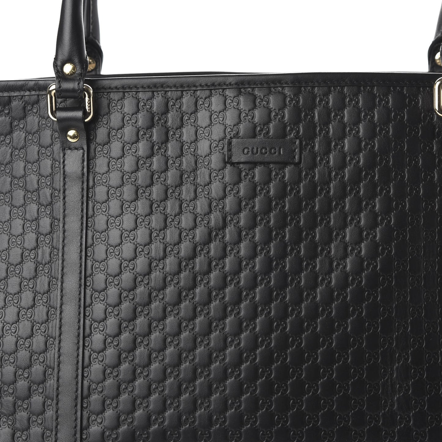 Microguccissima Medium Joy Tote Black