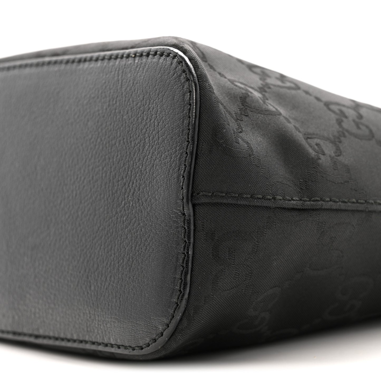 Nylon Monogram Small Hobo Black
