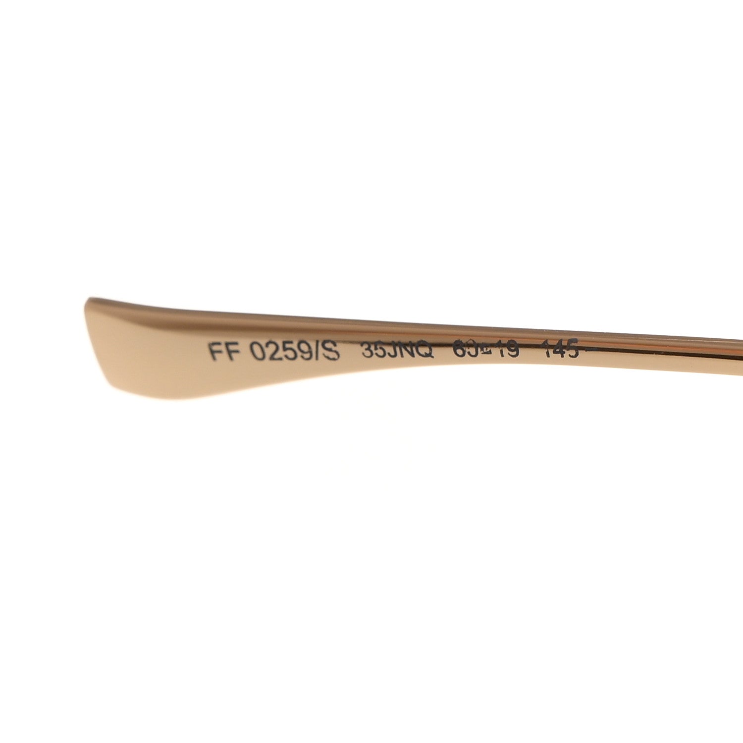 Fendi Metal Dots Square Sunglasses FF 0259/S Gold 5 of 8