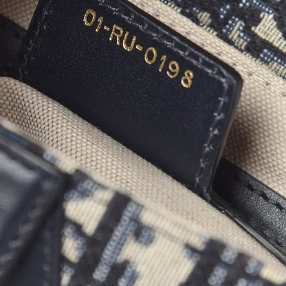 Christian Dior Oblique Saddle Bag Blue 10 of 10