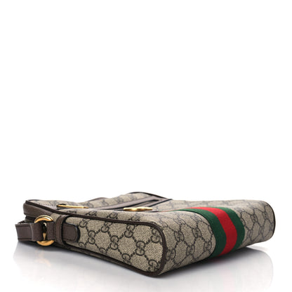 Gucci GG Supreme Monogram Web Small Ophidia Messenger Bag Brown 4 of 11