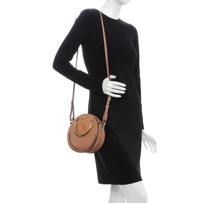 Chloe Calfskin Suede Small Pixie Bag Nougat 2 of 9
