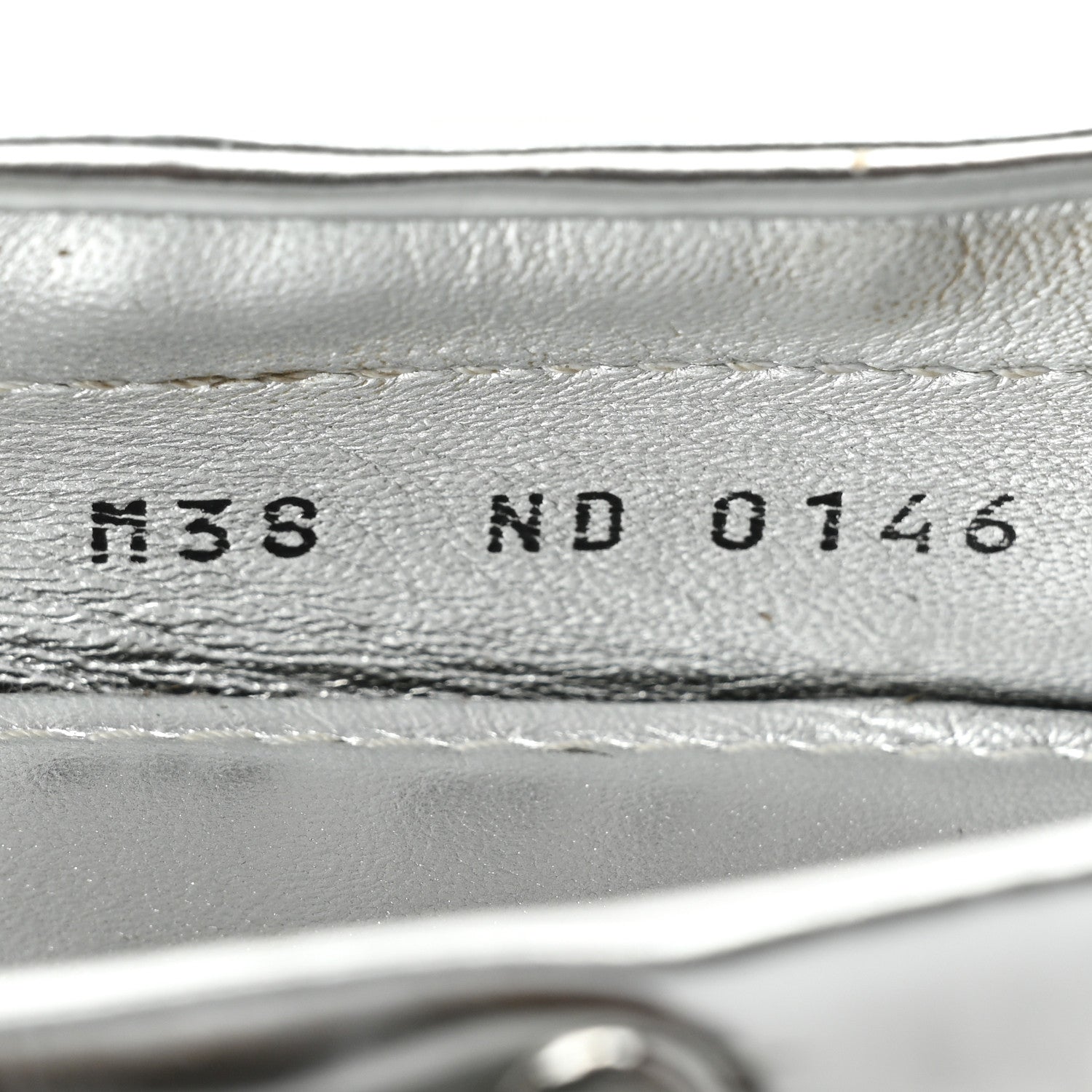 Louis Vuitton Patent Calfskin Monogram Gloria Loafers 38 Silver 10 of 19