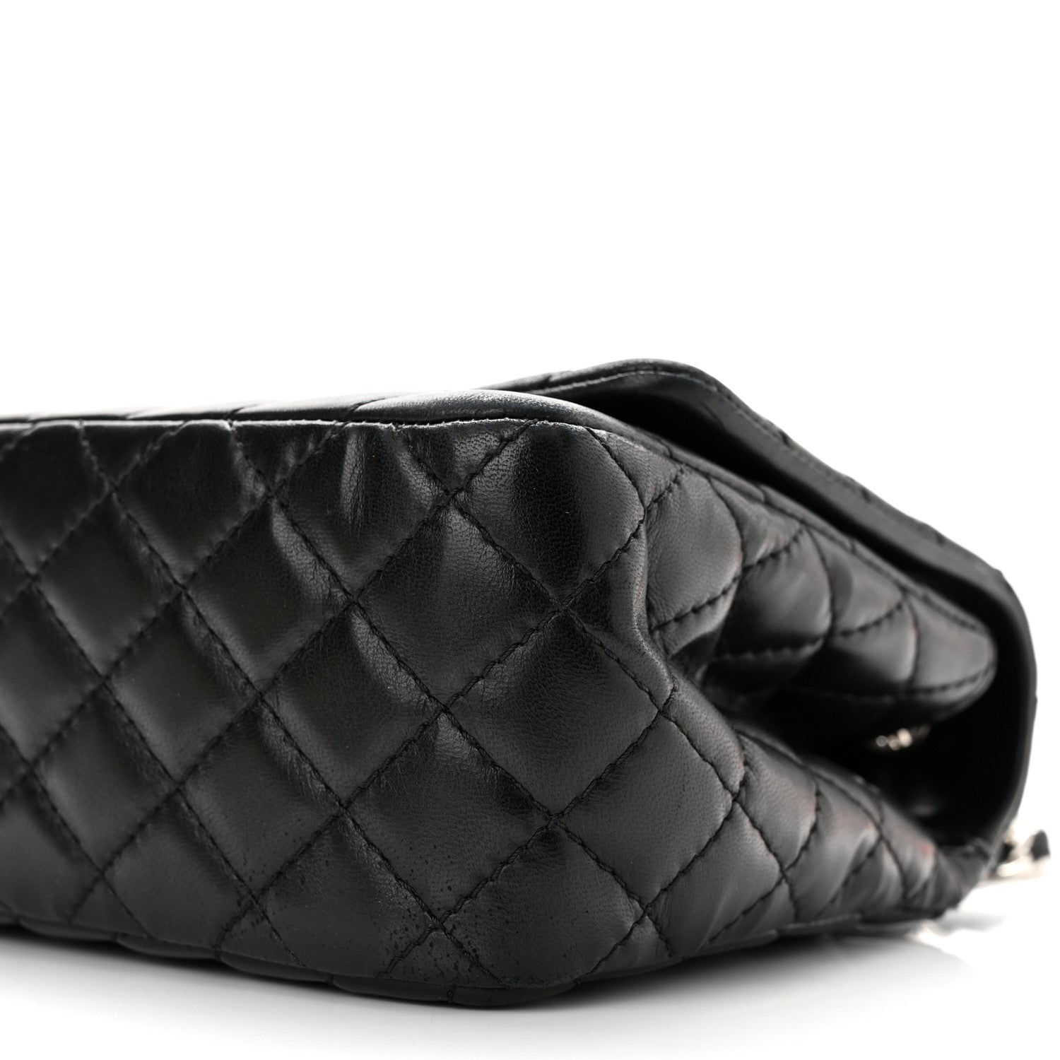 Chanel Lambskin Chevron Quilted Single Flap Black 10 of 10