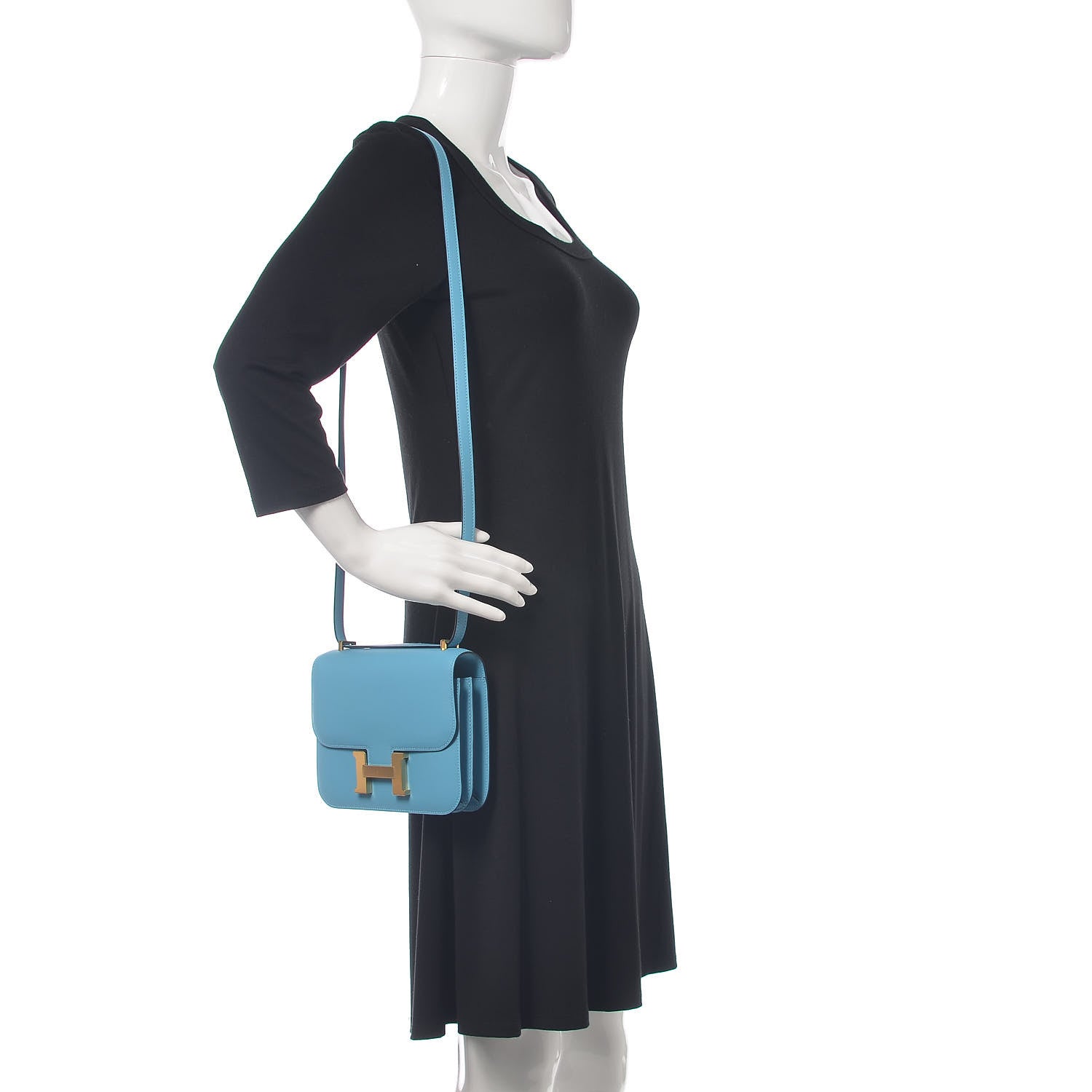 Hermes Swift Constance 18 Bleu Du Nord 2 of 17