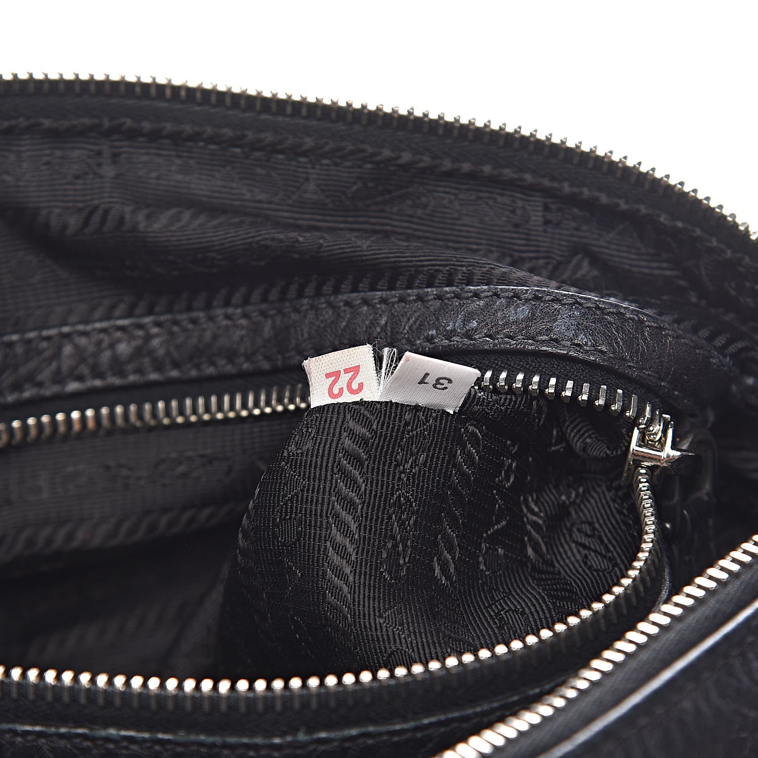 Prada Vitello Daino Shopping Satchel Black 7 of 13