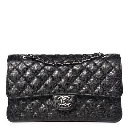 Chanel Caviar Quilted Medium Double Flap Black 1 of 9