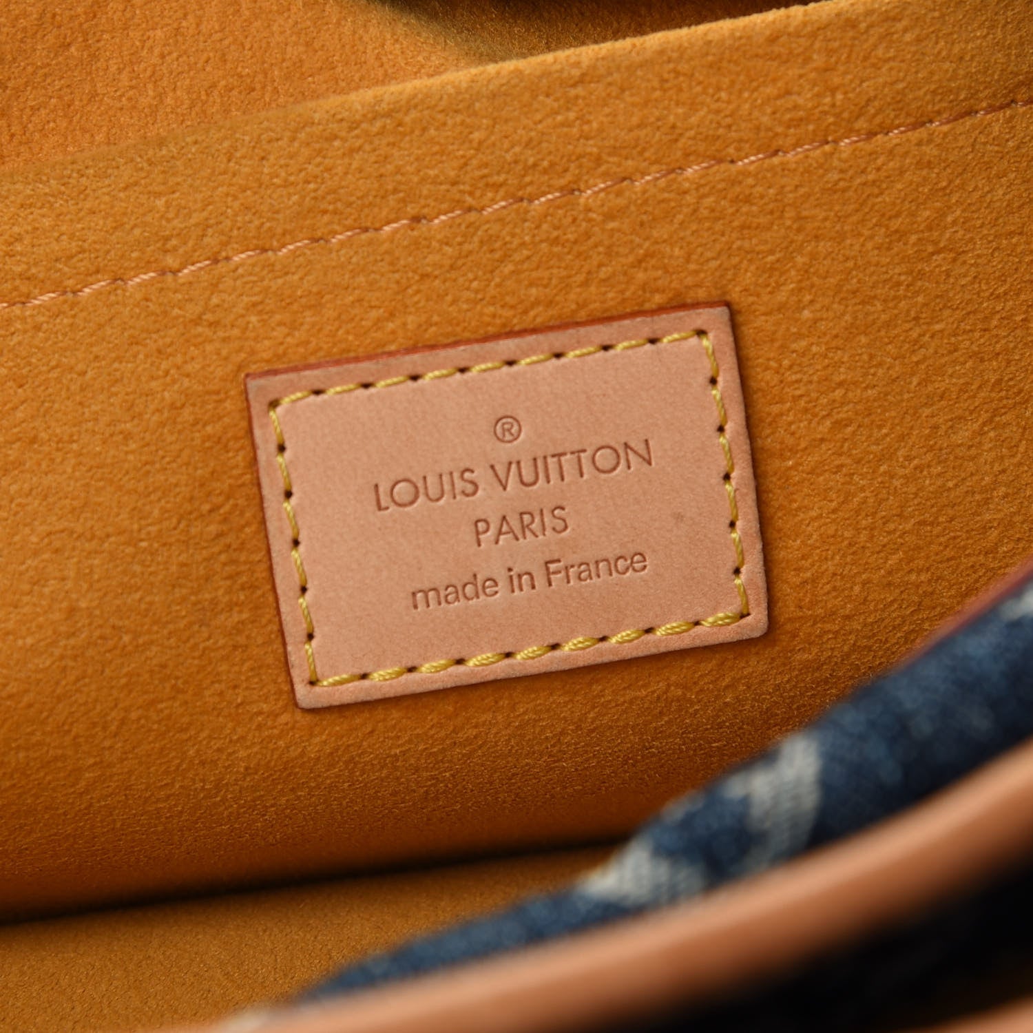 Louis Vuitton Denim Raye Porte Epaule MM 6 of 9